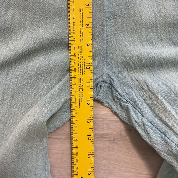 Ripcurl Womens Surf Pants Pure Cotton Drawstring Boho Chic Pants Blue - Picture 14 of 15